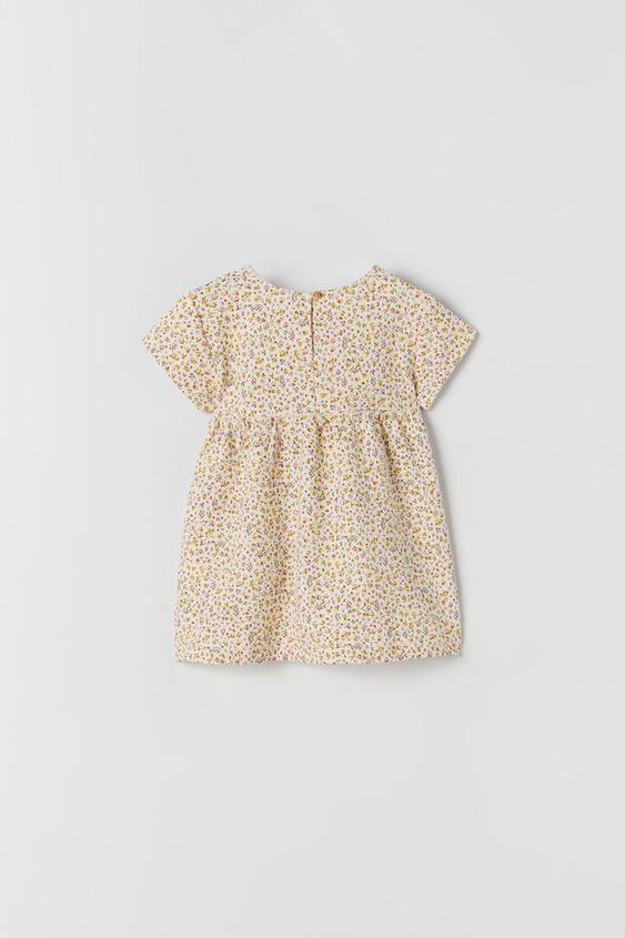 フラワー柄ジャガードワンピース マルチカラ Zara Japan 日本 フラワー柄ジャガードワンピース マルチカラ Zara Japan 日本