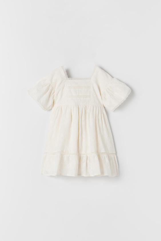 刺繍入りワンピース エクリュ Zara Japan 日本