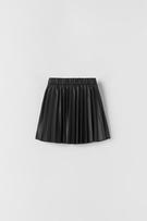 GONNA A PIEGHE CON TEXTURE - Nero | ZARA Italia / Italy