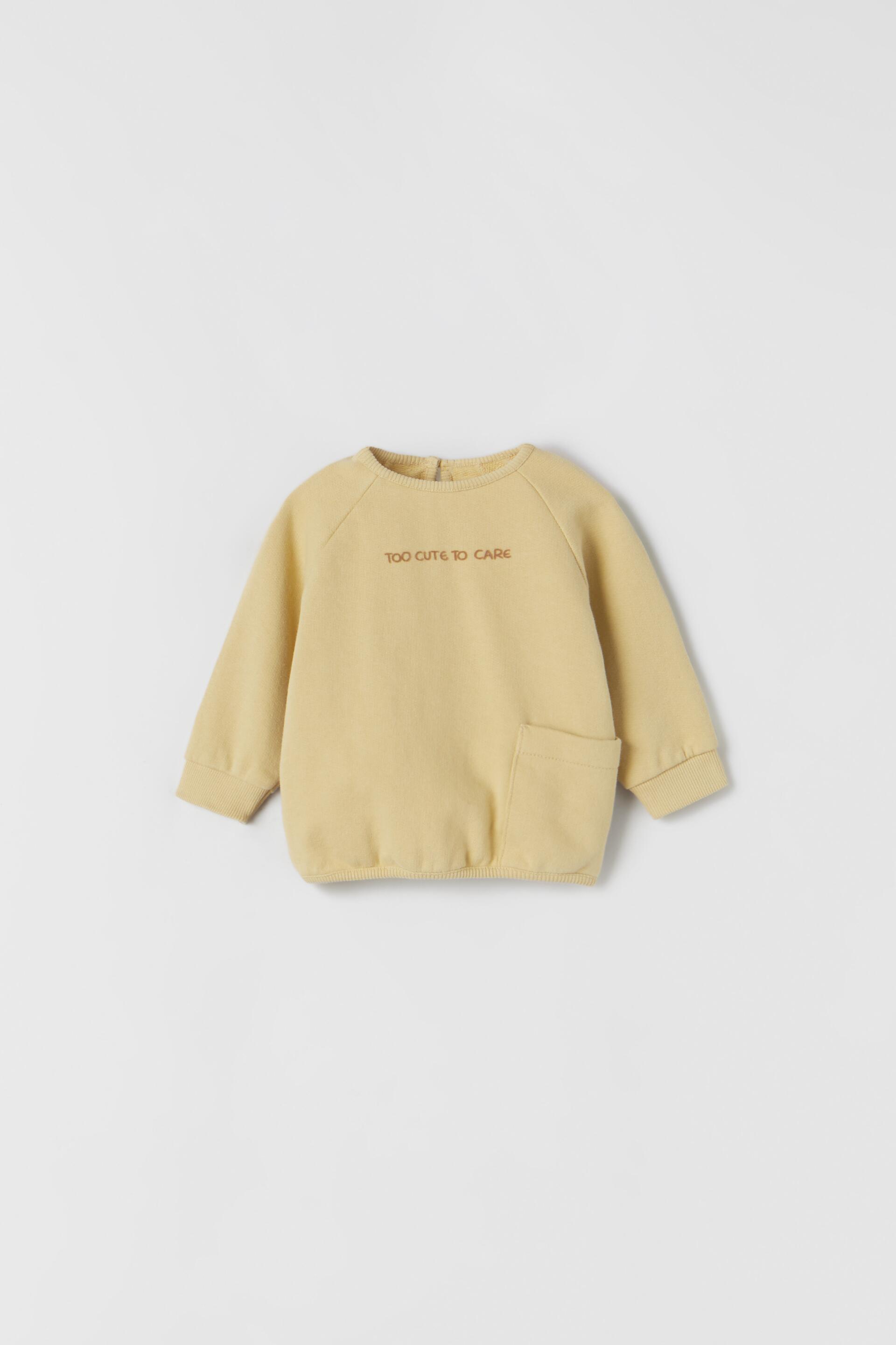 zara pumpkin sweatshirt