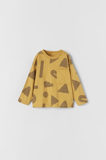 T-SHIRT WITH GEOMETRIC SHAPES