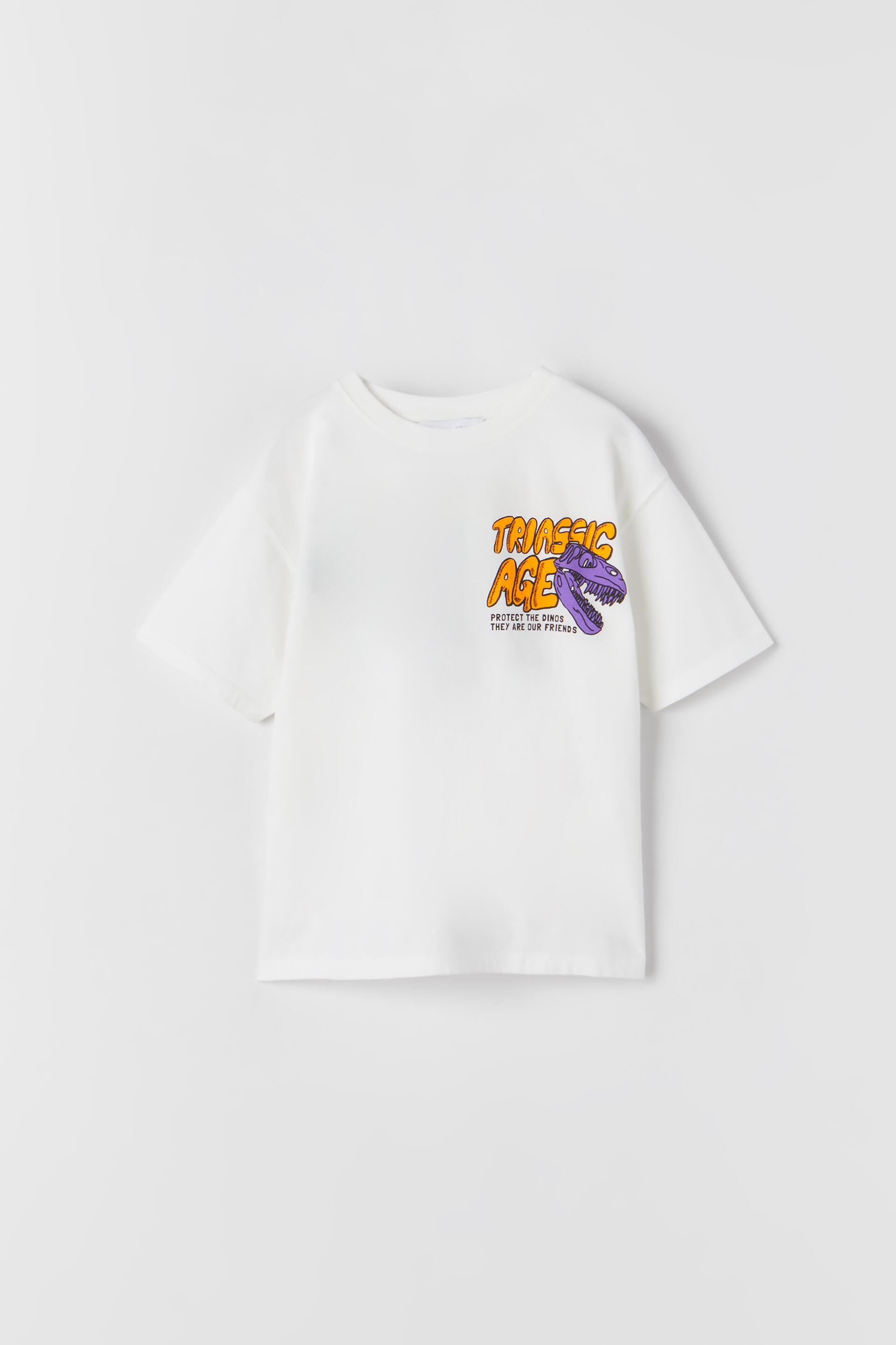 Camiseta dinosaurio zara clearance