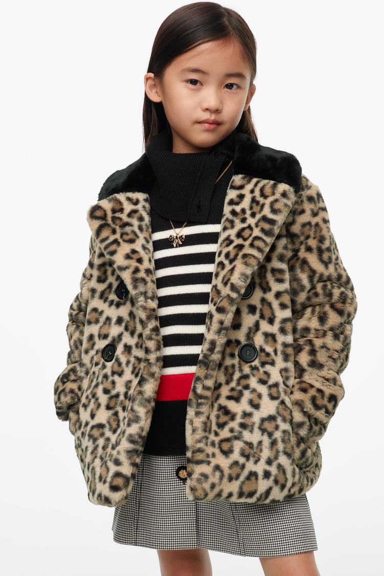 Leopard Faux Fur Coat Limited Edition Zara United Kingdom Leopard Faux Fur Coat Limited Edition, Zara Leopard Fur Coat