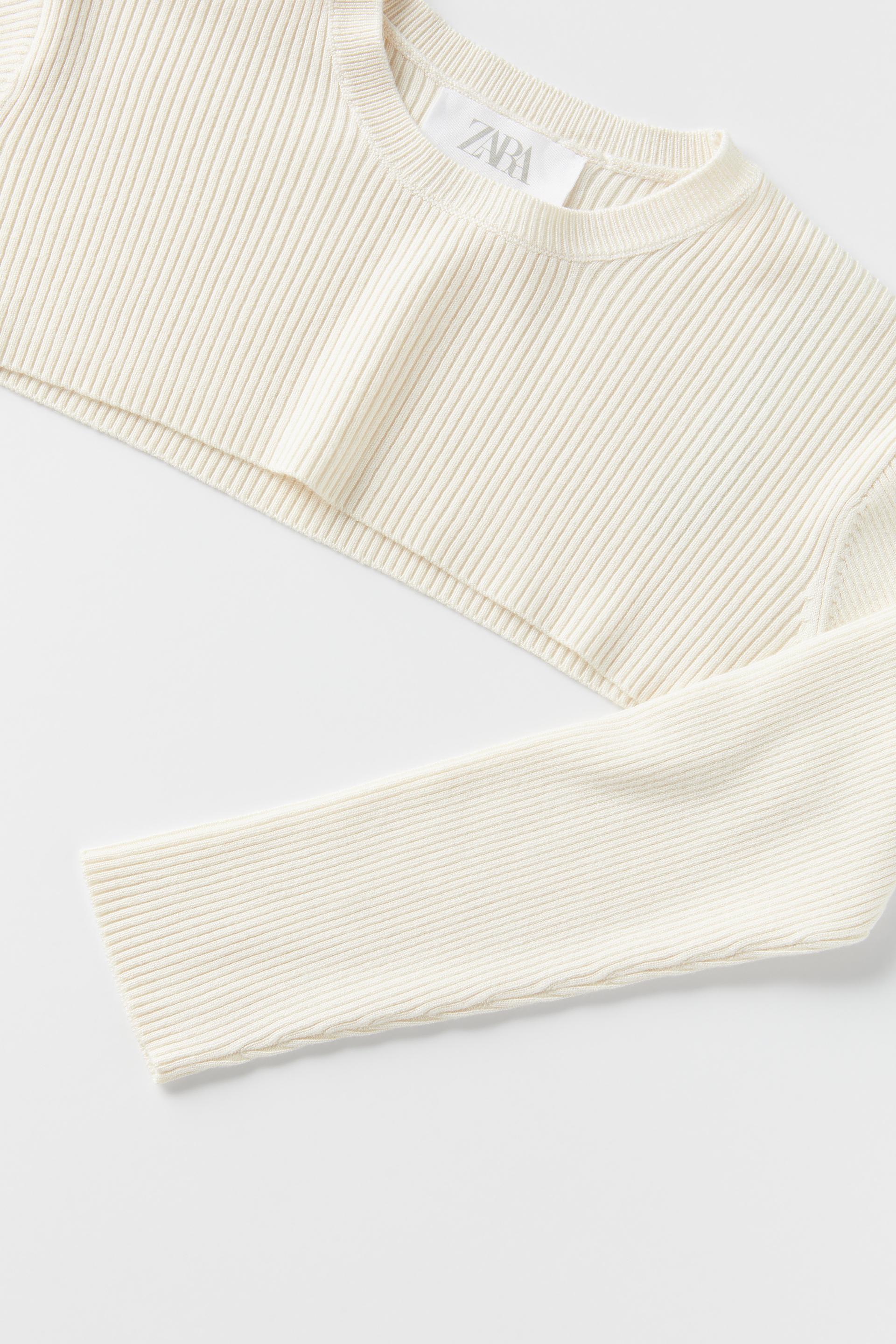 Extreme cropped sweater zara Outlet