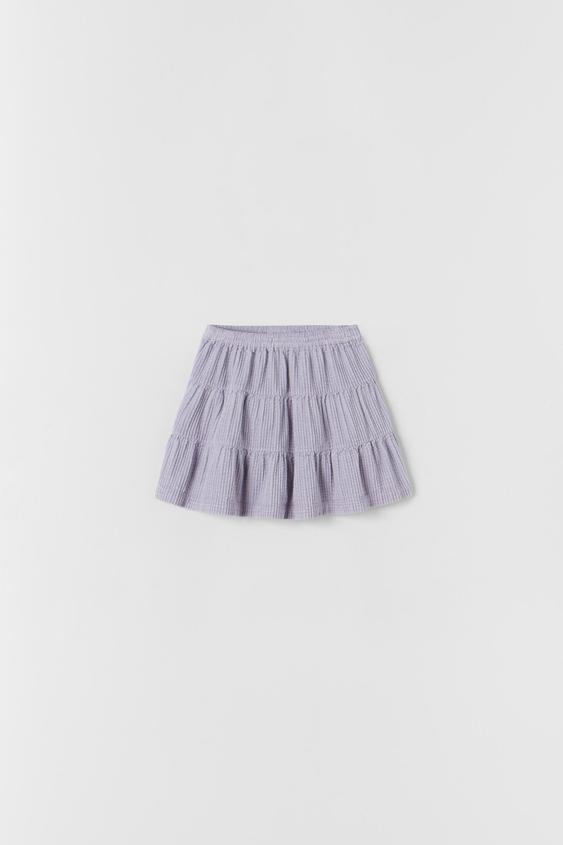 FALDA PANA PANELES - Malva claro | ZARA Chile