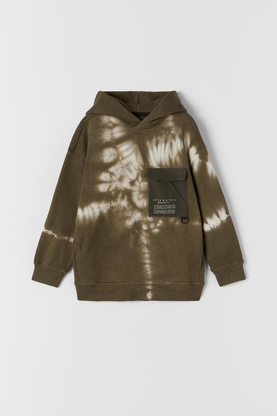 zara tie dye sweater