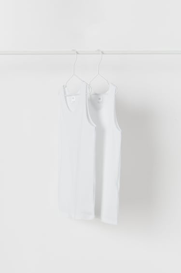 KIDS/ TWO-PACK OF BASIC TANK TOPS
