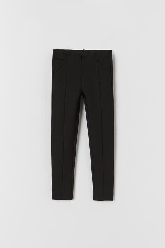 Armani Exchange LEGGINGS PITILLO DE PUNTO ROMA CON CREMALLERAS | Tienda A|X