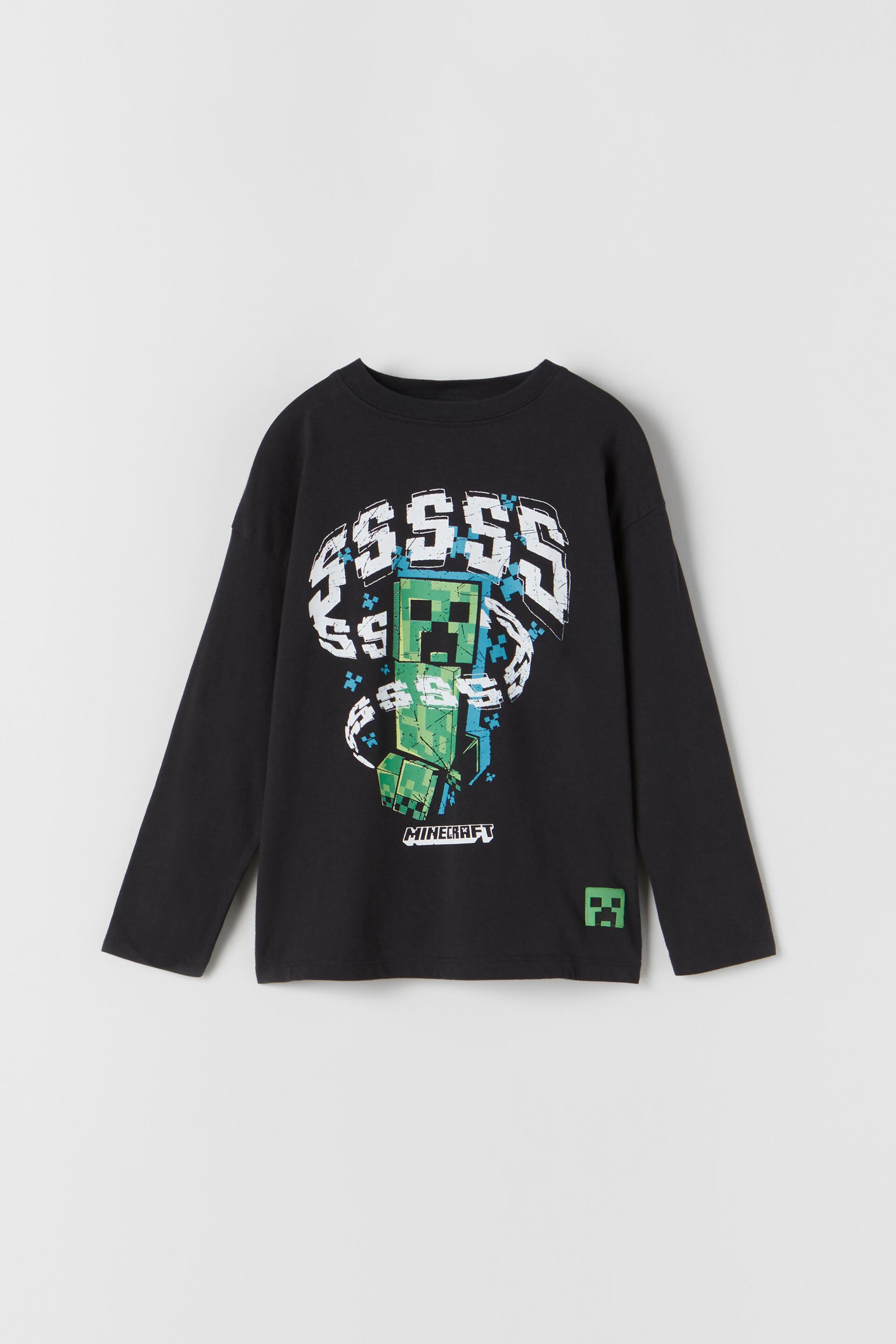 Minecraft C Mojang Ab Tm T Shirt Anthracite Grey Zara United States Minecraft C Mojang Ab Tm T Shirt Anthracite Grey Zara United States