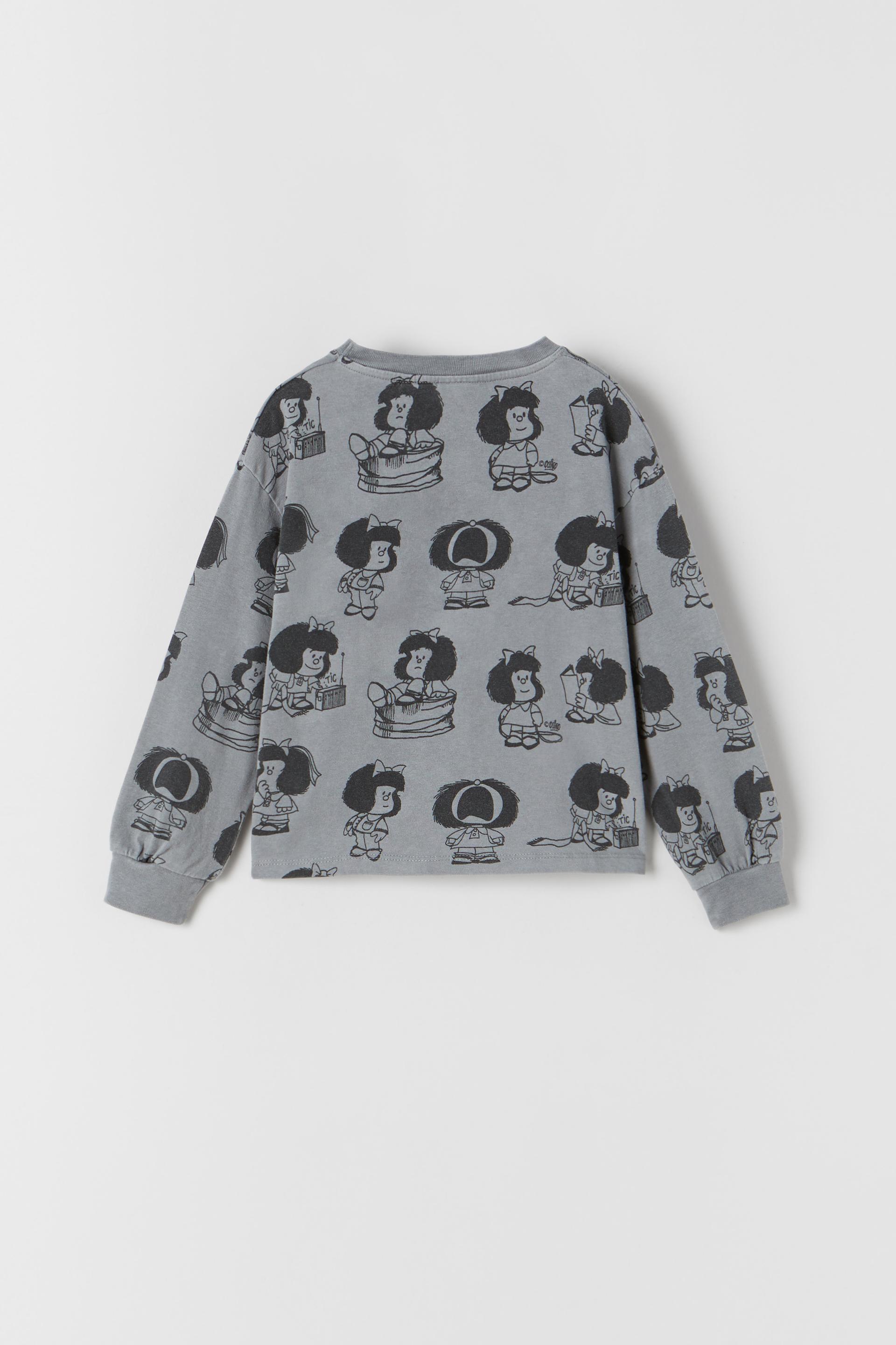CAMISETA MAFALDA © QUINO - Gris antracita | ZARA Chile