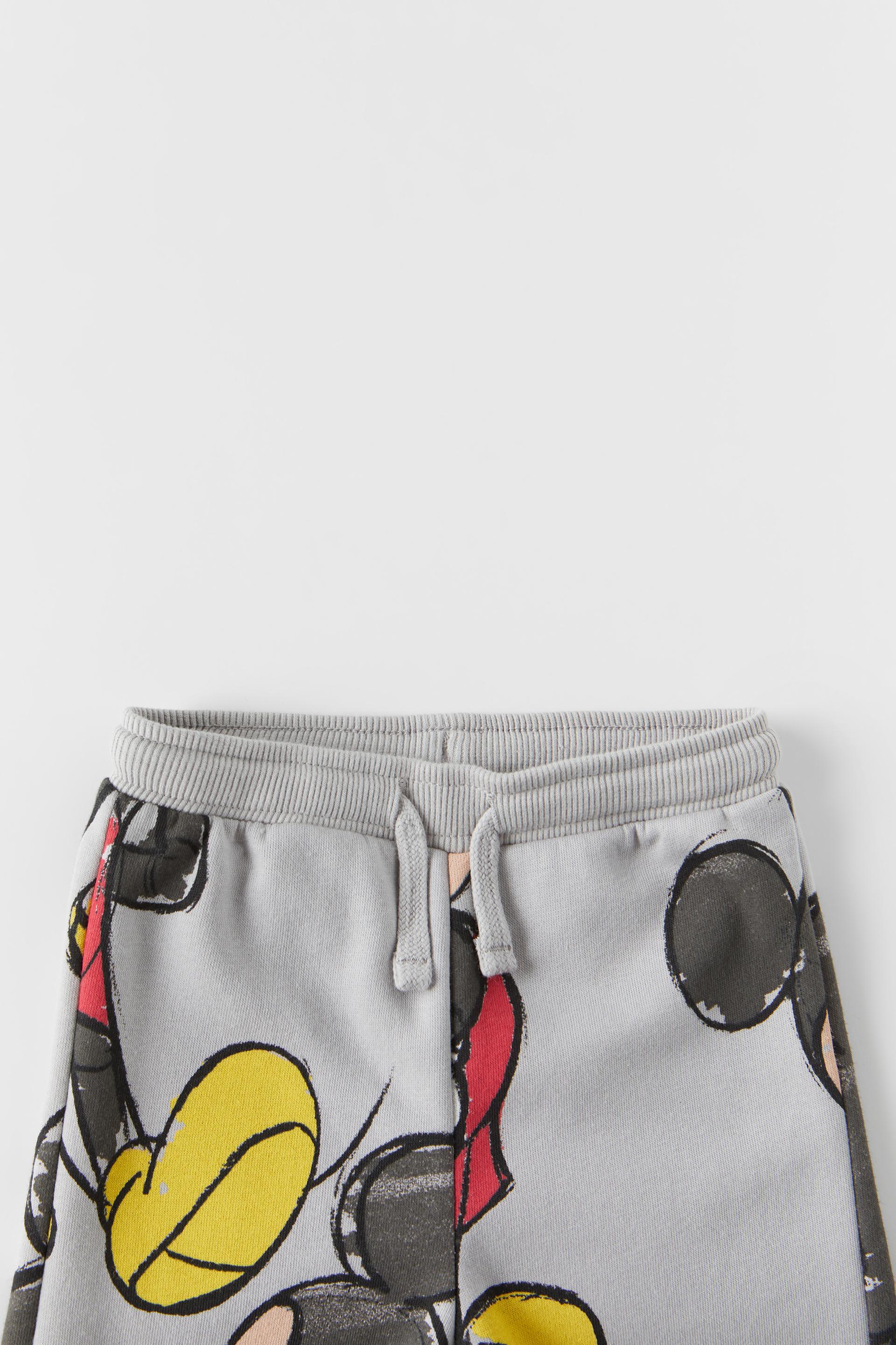 BERMUDA FELPA MICKEY MOUSE © DISNEY - Azul claro | ZARA Chile