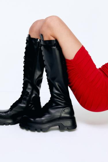 zara platform boots