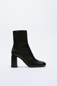 black long ankle boots
