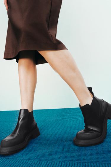 zara basic collection boots
