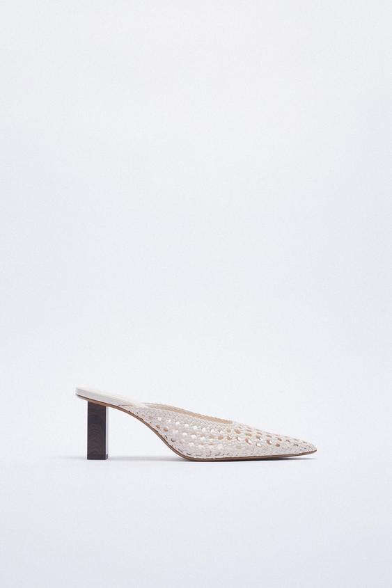 Mule trenzado zara clearance