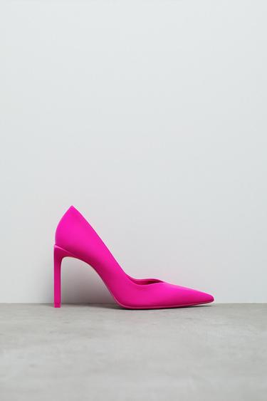 zara pink pumps