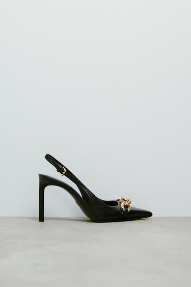zara tan heels