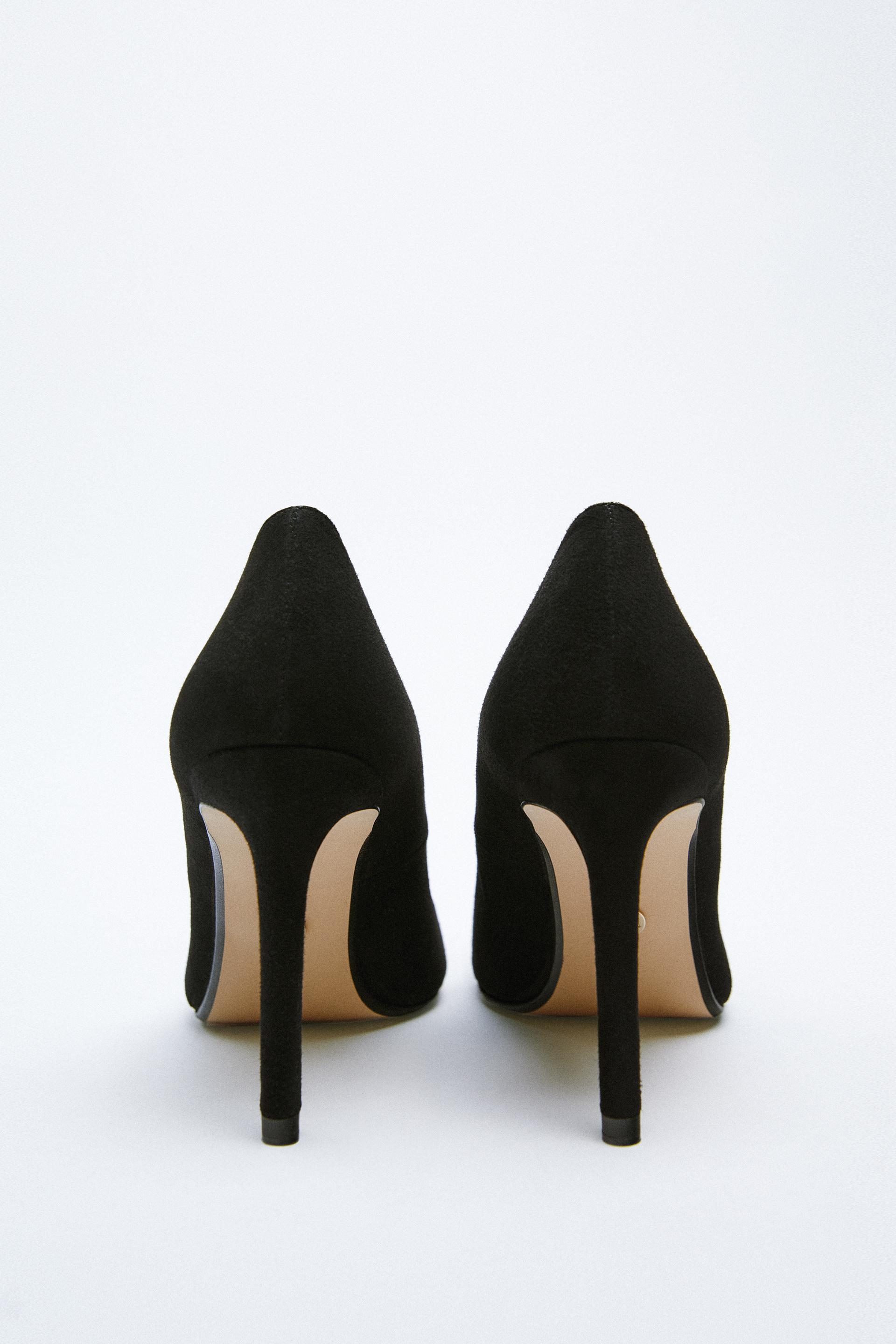 PUMPS MET HAK EN STRAS - Zwart | ZARA Nederland / Netherlands