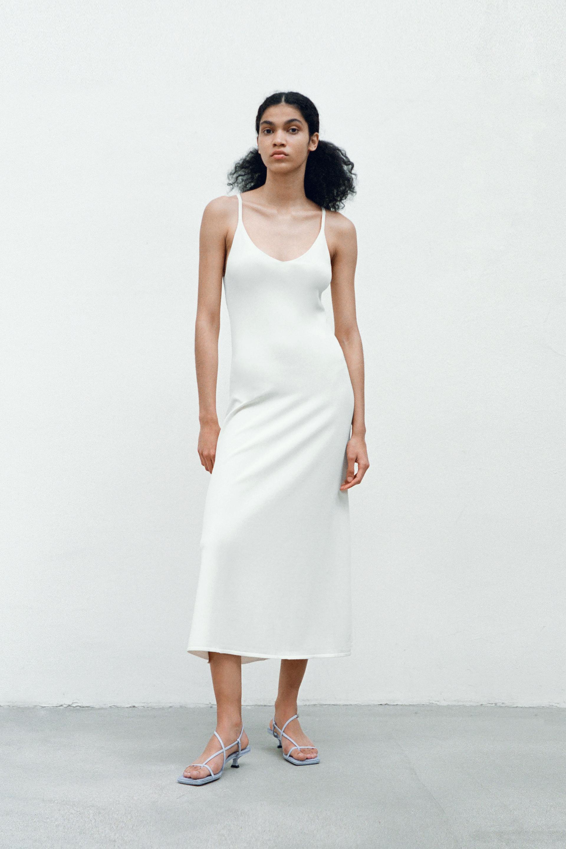 White leather heeled sandals Clearance