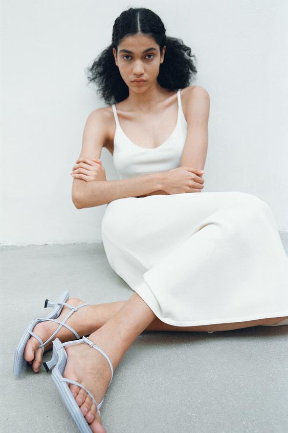zara heeled sandals