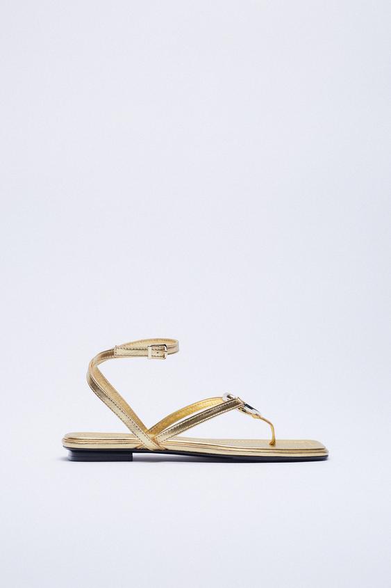 zara sandales plates