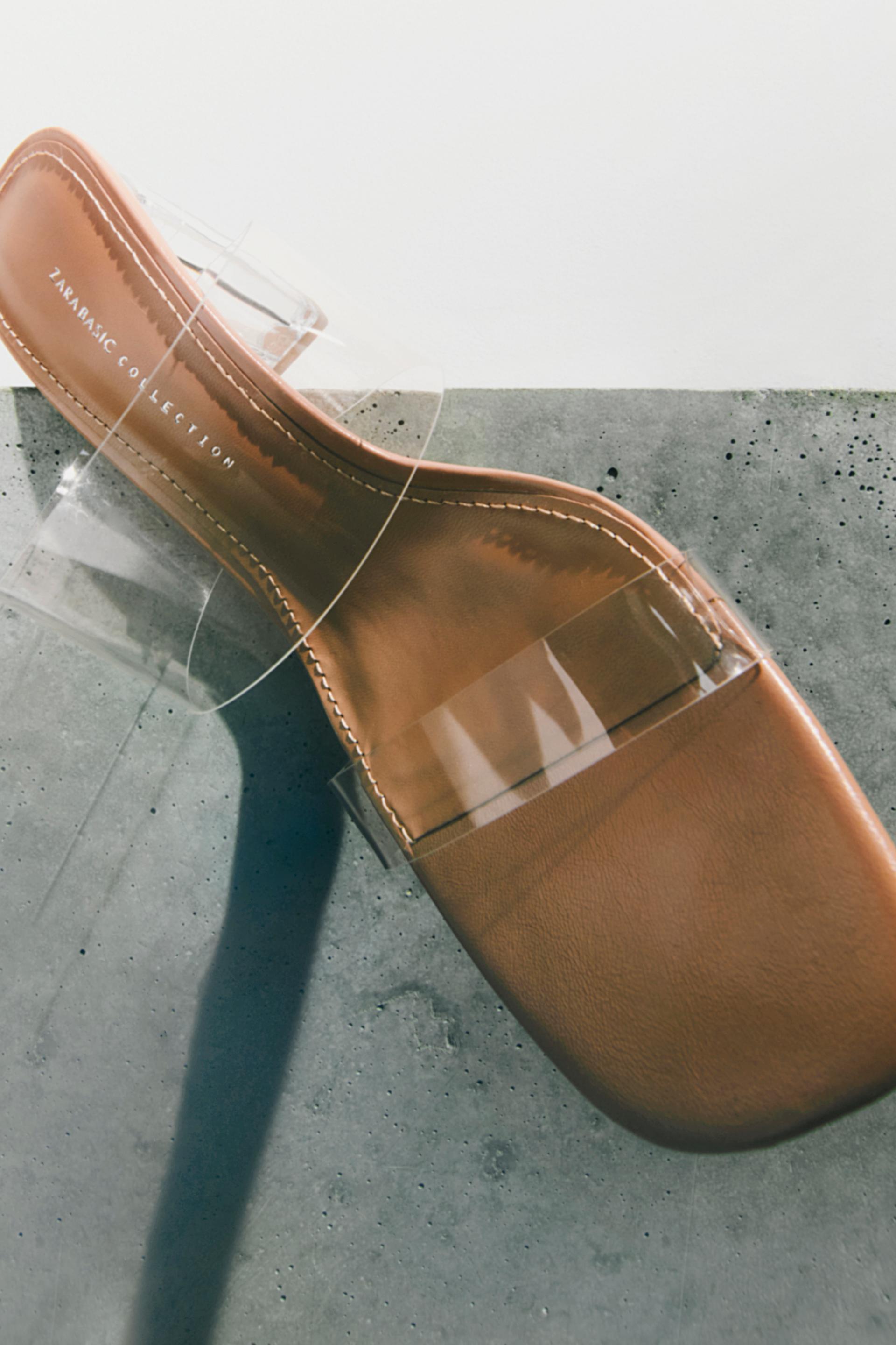 Clear high heels zara Outlet