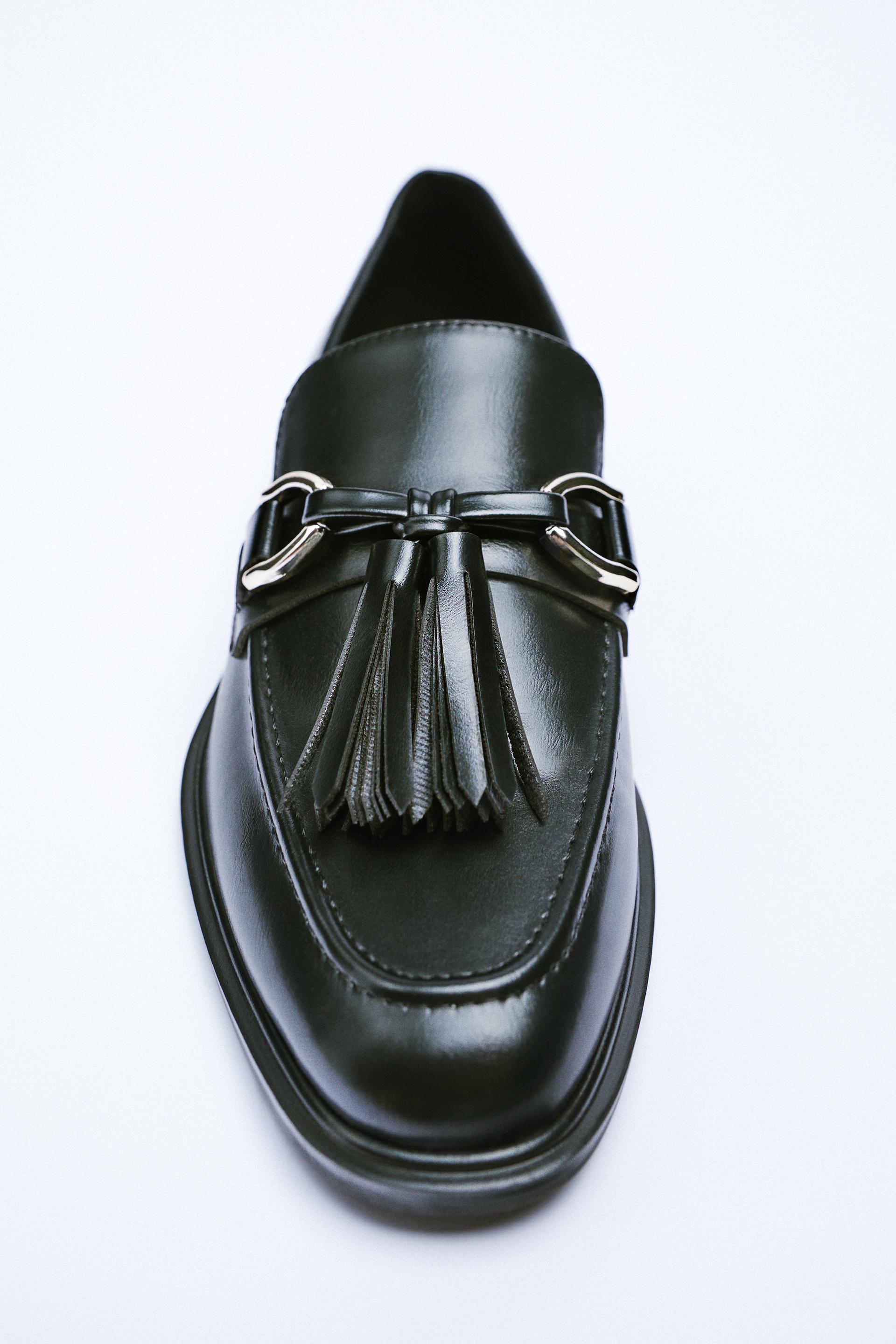 platform loafers zara