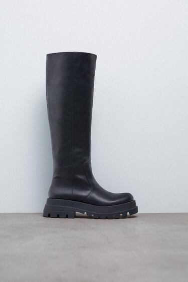Image 0 of TRACK-SOLE BOOTS from Zara