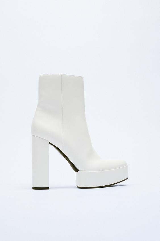 platform ankle heels