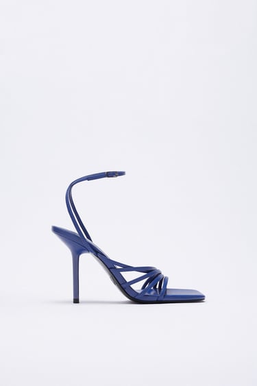 HIGH-HEEL SANDALS WITH THIN STRAPS
