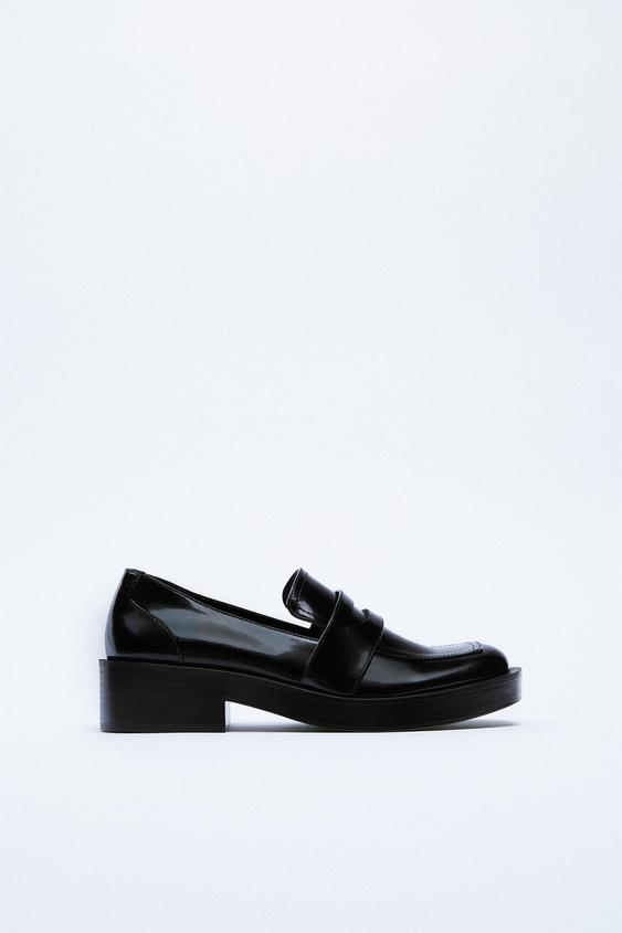 small heel loafers
