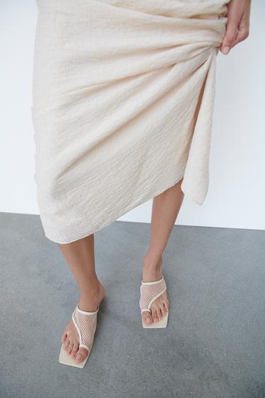 Sandálias Planas Sapatos Mulher | ZARA Brasil