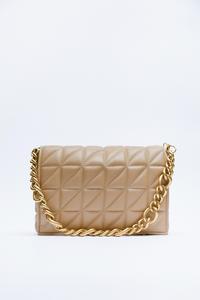 BOLSO HOMBRO ACOLCHADO CADENA | ZARA Chile