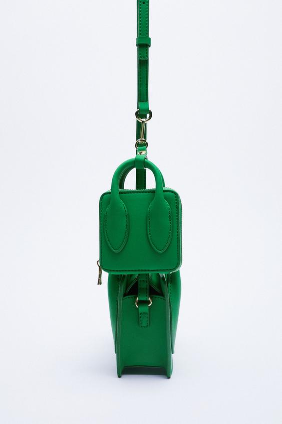 ミニ クロスボディバッグ グリーン Zara Japan 日本