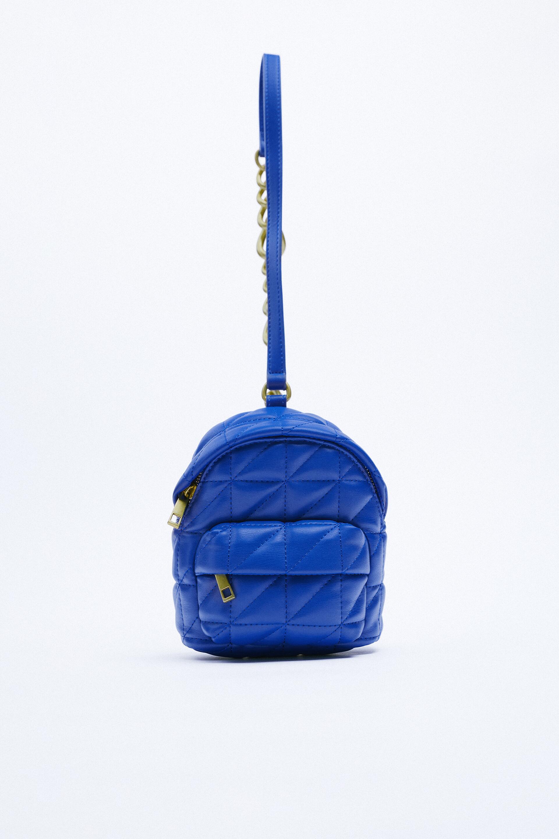 quilted backpack zara