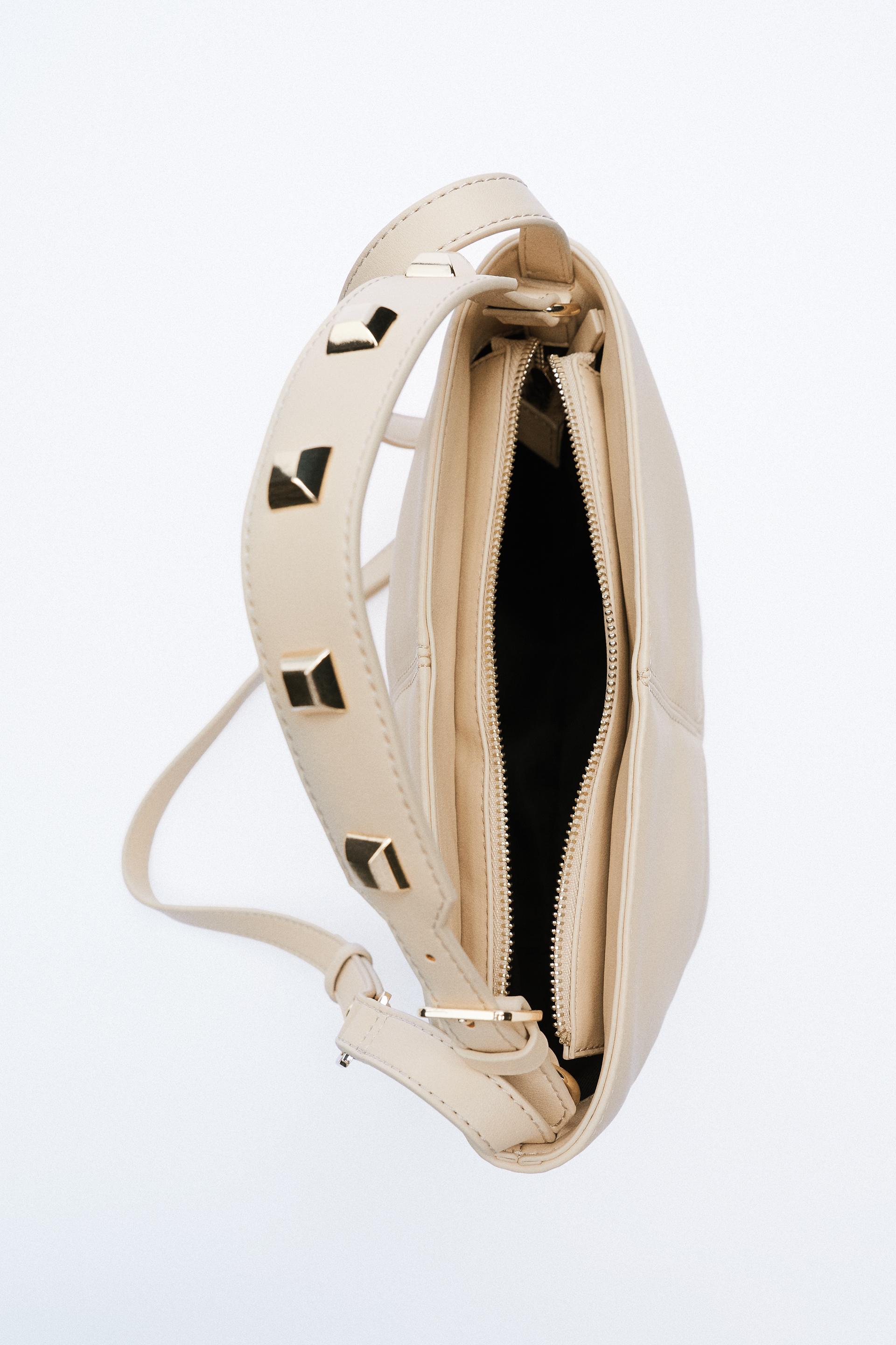 スタッズ付きバケットバッグ ベージュ Zara Japan 日本