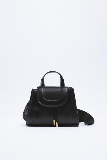zara mini leather backpack