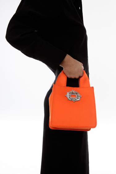 beaded mini tote bag