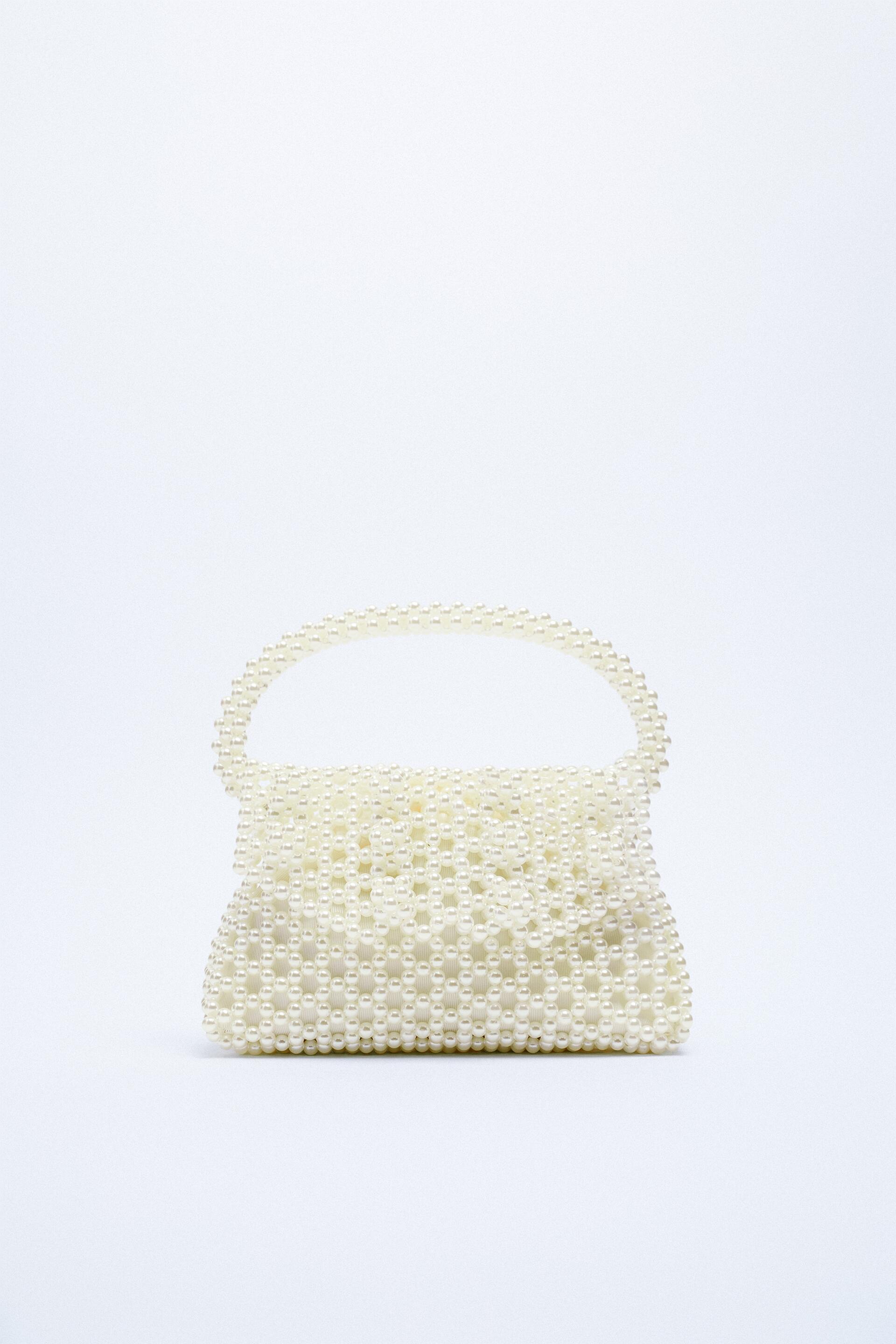 Pearl handbag zara Clearance
