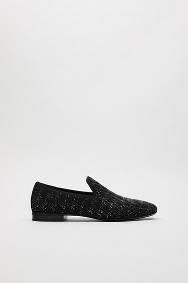 Mocassini Zara in Pelle Nero taglia 41 EU - 13784569