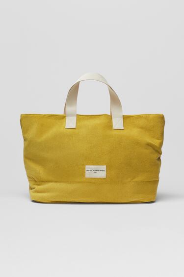 TERRY FABRIC TOTE BAG