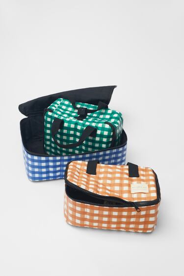 Image 0 of 3-PACK OF GINGHAM ORGANISERS from Zara