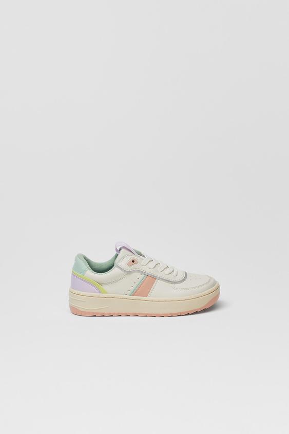 パステル レトロスニーカー エクリュ Zara Japan 日本