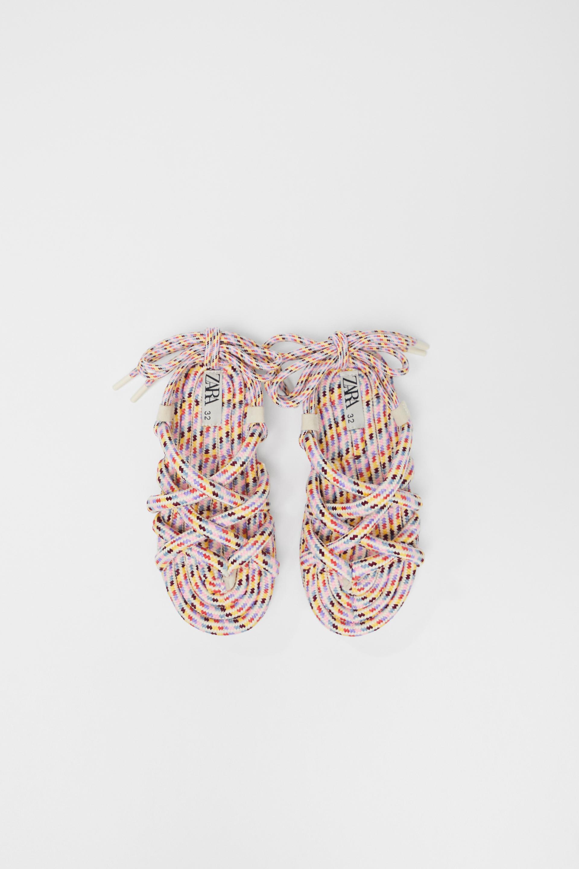 Rope sandals zara clearance