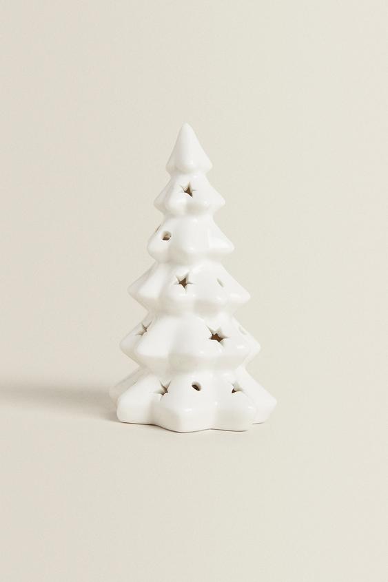 Christmas Tree With Light Details White Zara United Kingdom