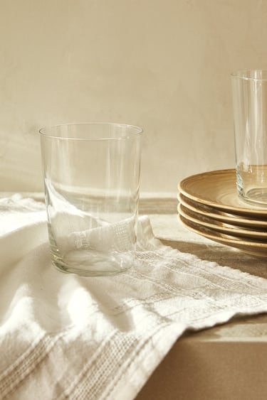 Image 0 of GLASS TUMBLER (PACK OF 4) from Zara