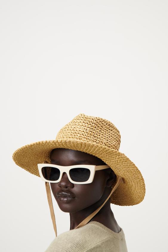 WOVEN HAT - Natural | ZARA Australia