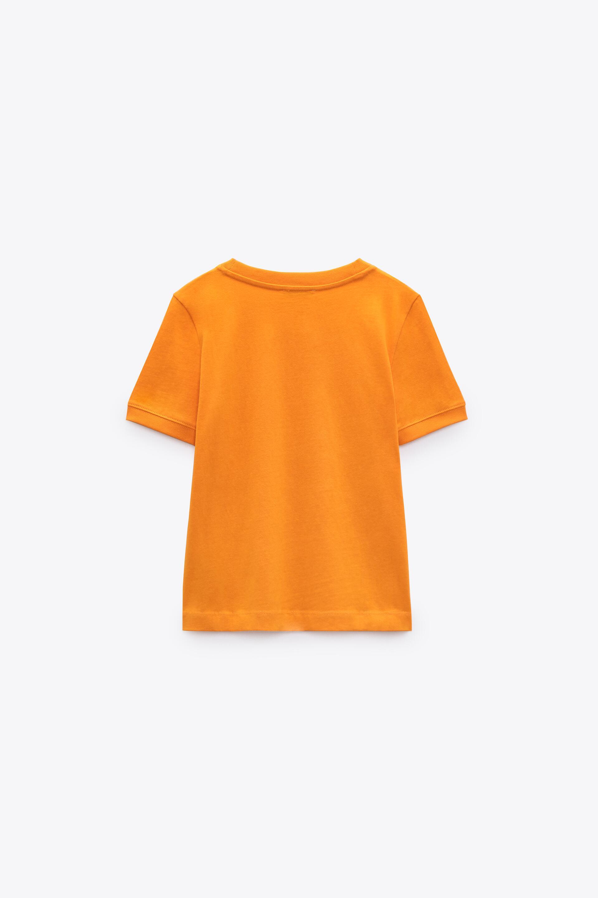 RIBBED T-SHIRT - Light gray marl | ZARA 