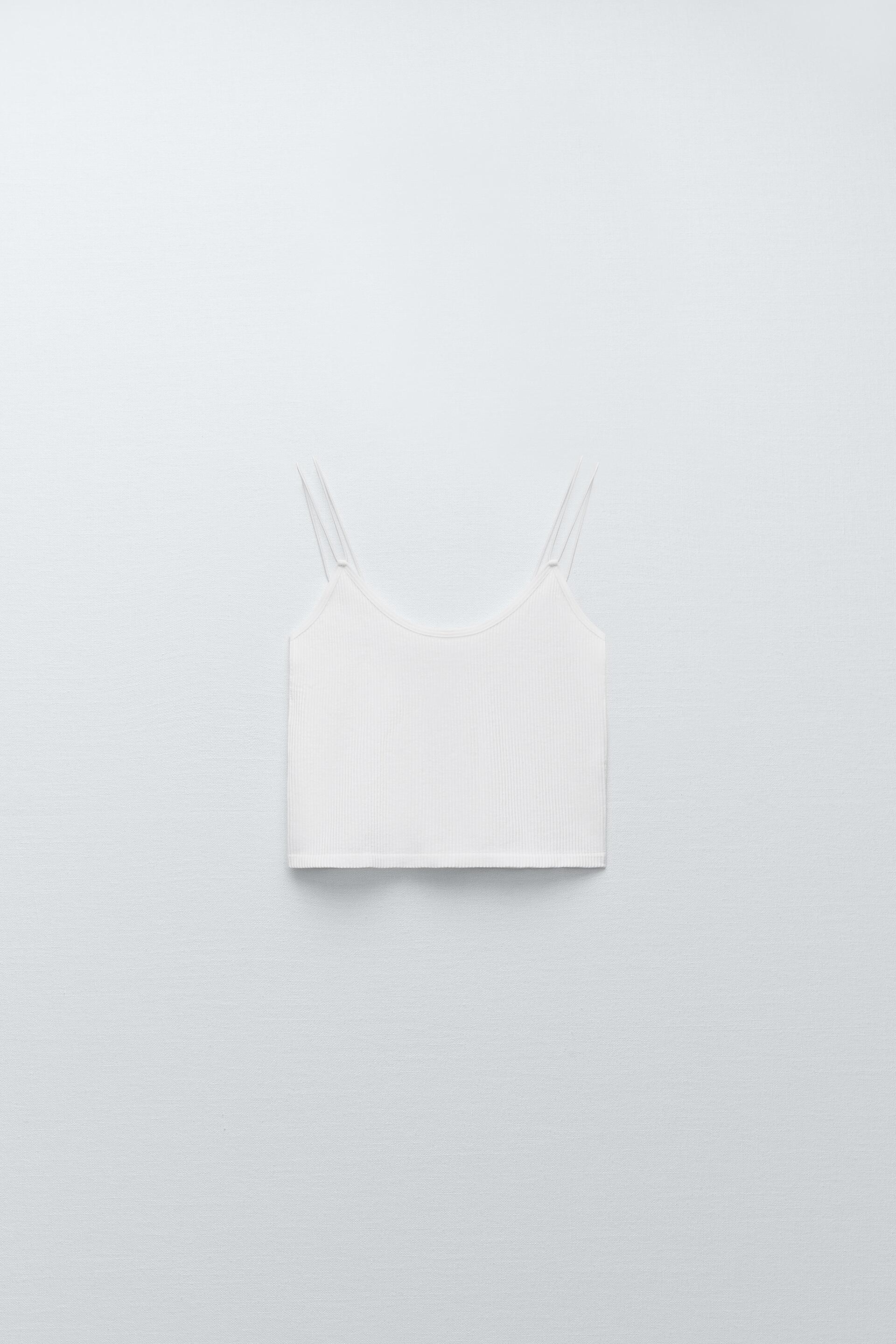 Top cropped seamless zara clearance