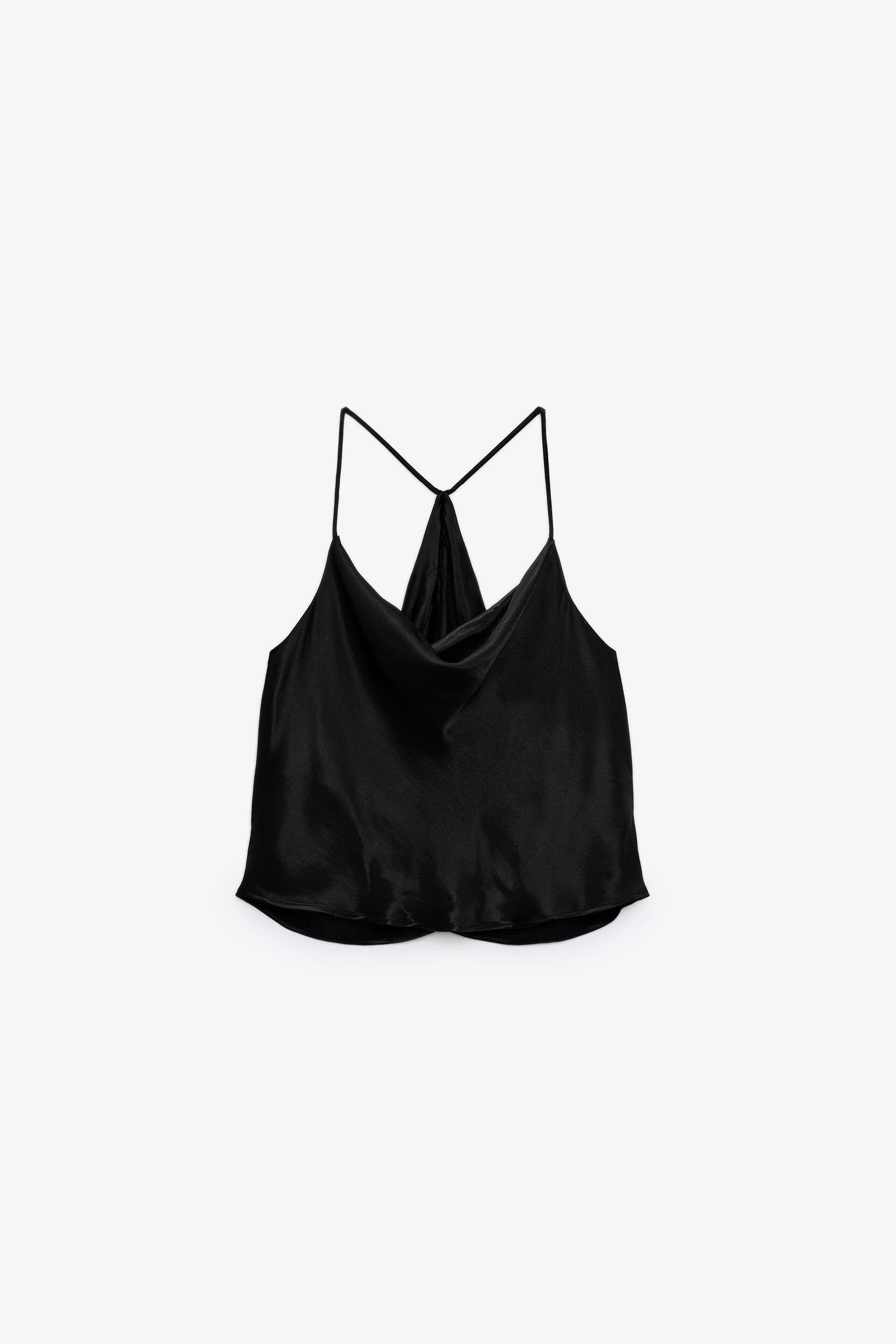 TOP LENCERO SATINADO - Púrpura | ZARA Chile